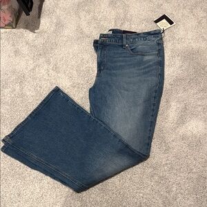 Ava & Viv Women's Dark Blue Flare Jeans